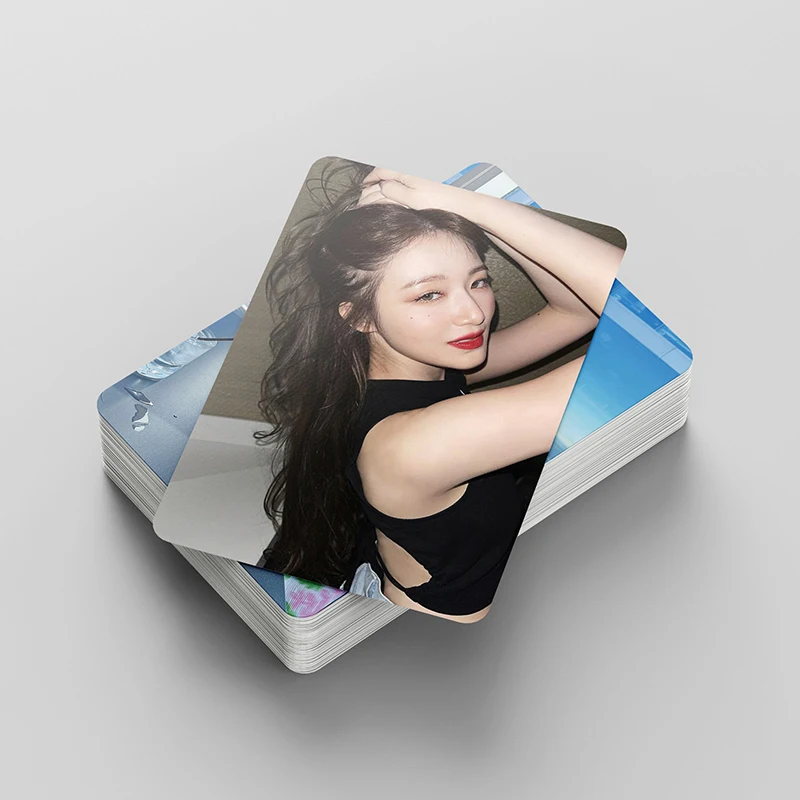 55pcs/set Kpop GIDLE INEVER DIE Lomo Cards (G)I-DLE Album Girls I Burn Photo Card Postcard Fans Gift