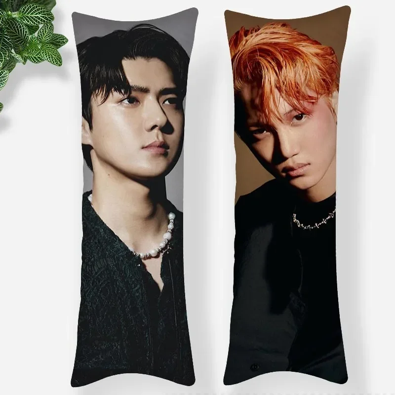 

Home Decor EXO KPOP Anime Body Pillow Case 3D Double-Sided Print Smooth Soft Fabric Pillow Cover For Boys Girls Gift 0618