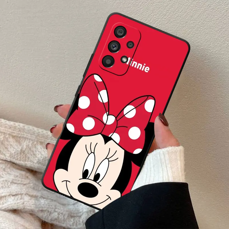 Disney Mickey Minnie Cartoon Telefoon Hoesje Voor Samsung Galaxy A24 A24 A33 A23 A14 A04 A04 A04e A 04S A53 A72 A 52S A13 A54 A34 Cover