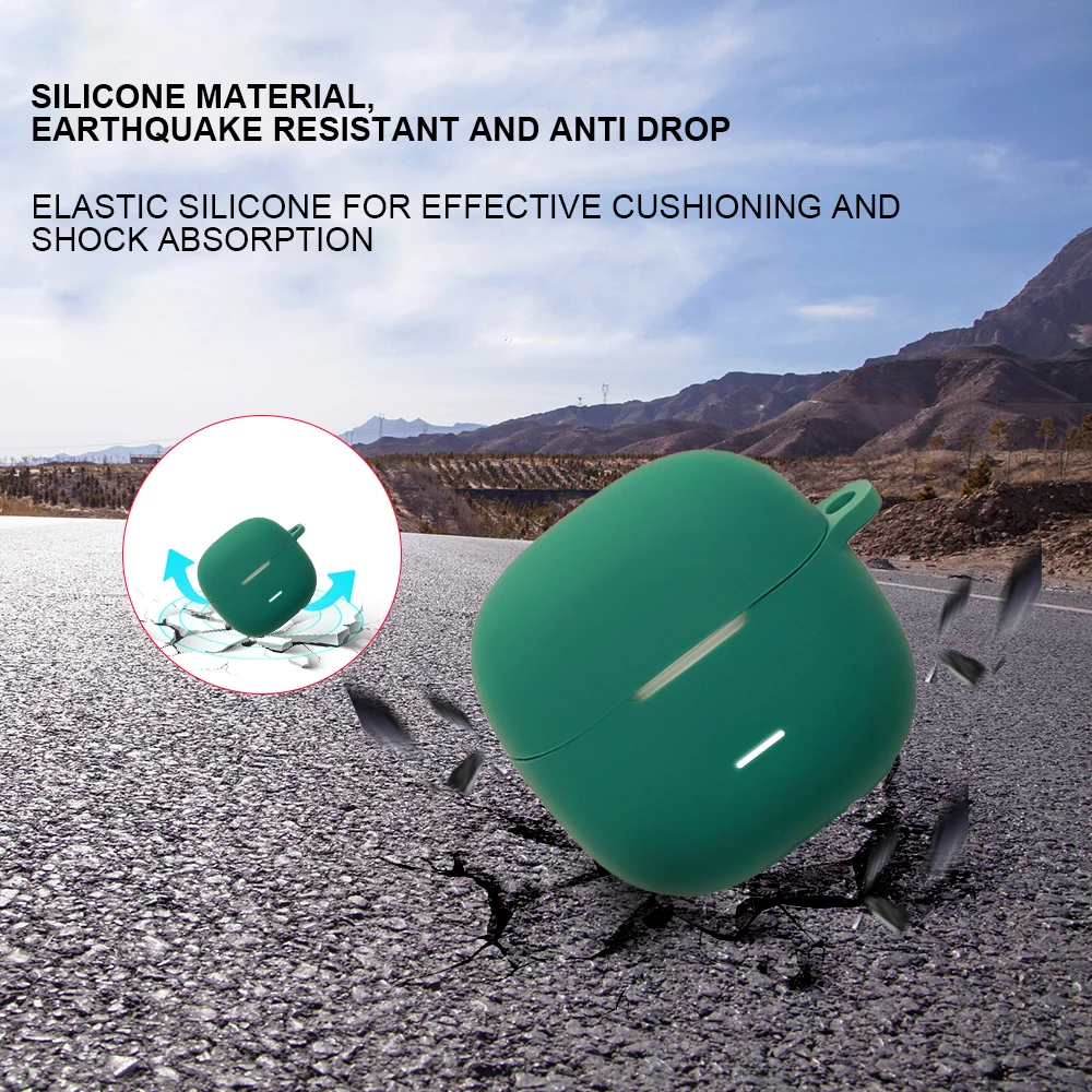 

For Redmi Buds8 Active Wireless Earbuds cover Silicone Soft case for Redmi Buds 8 Active Shockproof Shell Case Protective Sleeve