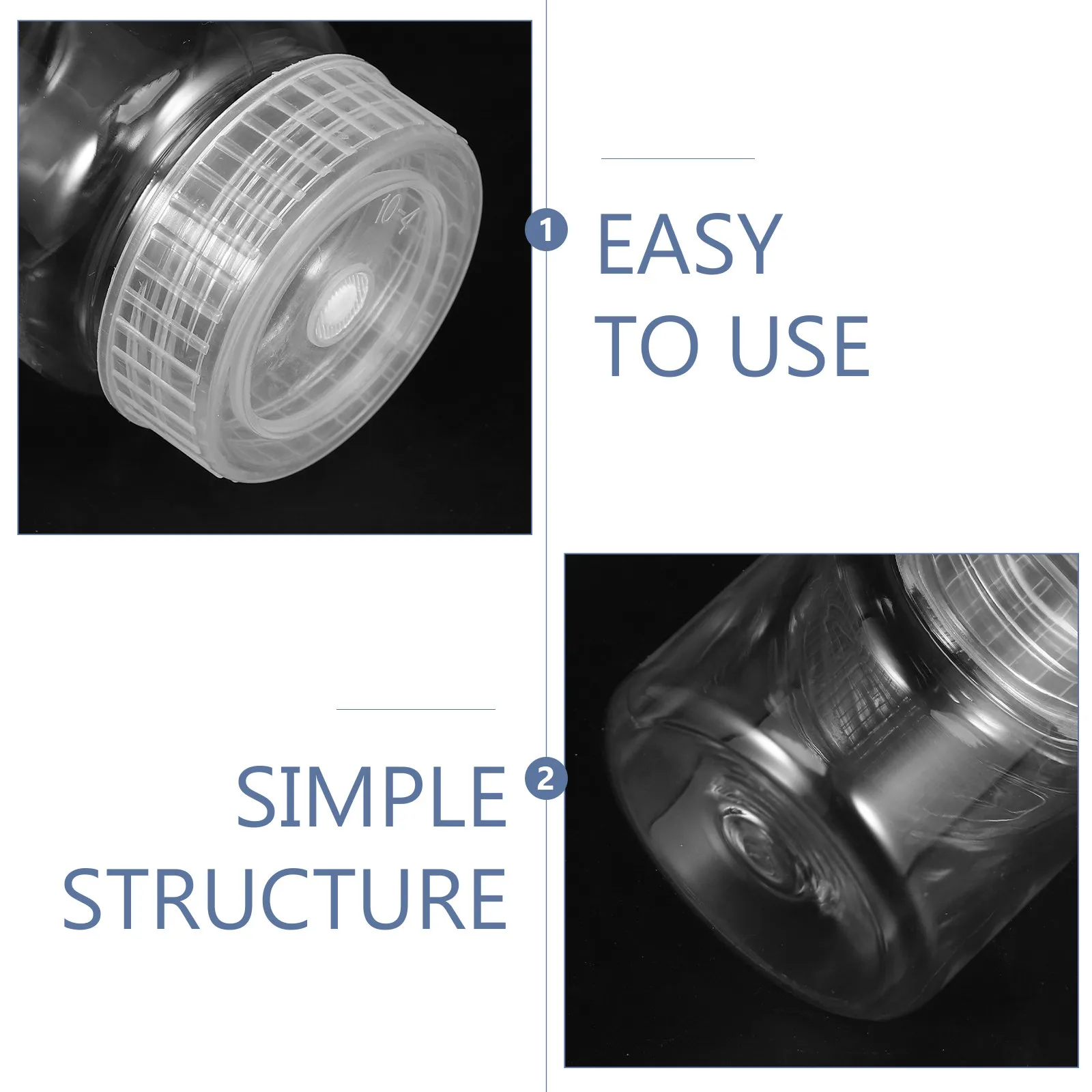 5pcs Wide Mouth Bottle Chemical Reagent Bottle for Lab Chemical Medicine container Reusable and Airtight For Liquid Solid Powder