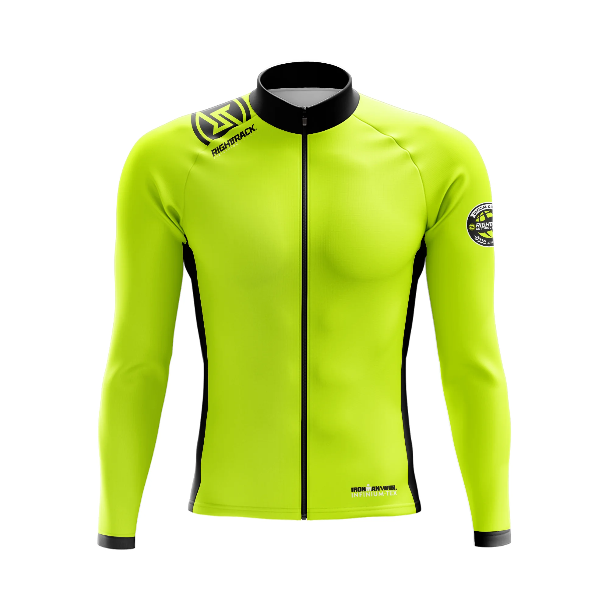 2023 RTIRONMAN Winter Cycling Jersey INFINIUM-TEX Thermal Fleece Long Sleeve Jackets Maillot Clothing Outdoor Road Bike Apparel