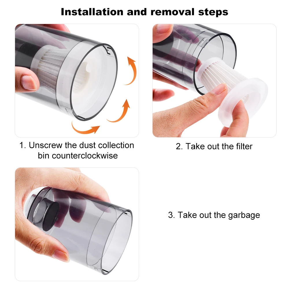 1pcs Replace Car Vacuum Cleaner Filter Accessories Washable Filters Handheld Vacuum Cleaner Tool Filter Reusable