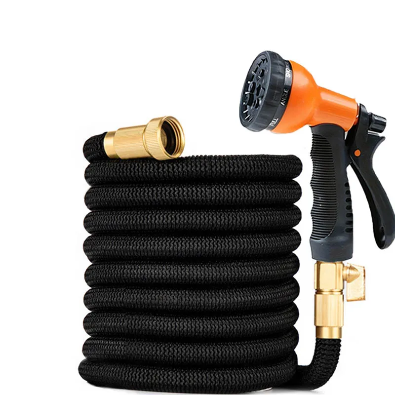 

Retractable High-Pressure Garden Hose Reel Multi-Function Portable Spray Nozzle for Car Washing Outdoor Plant Watering Gardening