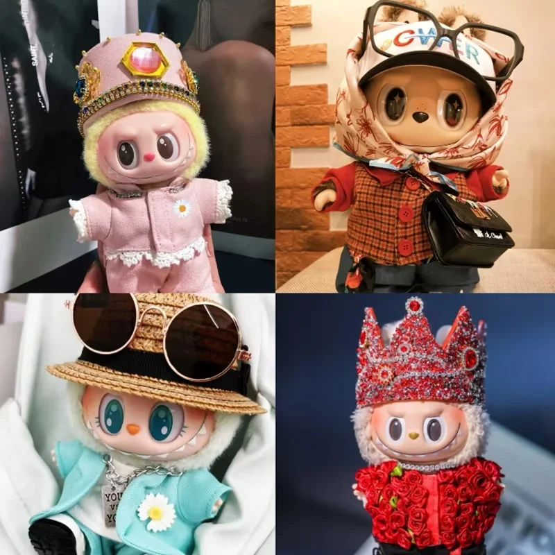 

17/38/58cm For Labubu Clothes Set Dolls Accessories Gd Dolls Clothes Same Model Limited Fashion Doll Decoration Gift