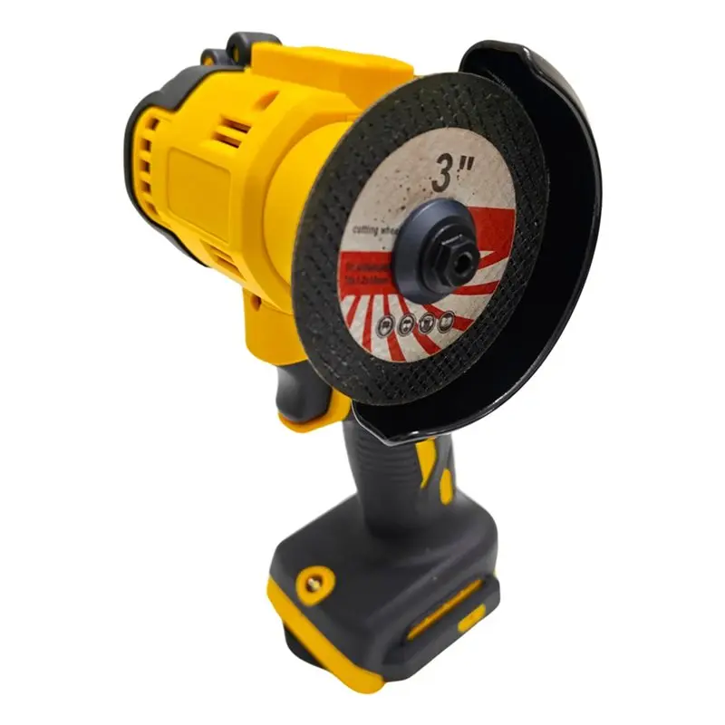BAAG-Brushless Angle Grinder 3 Inch CUT OFF Tool Cordless Cutting Tool With 2 Cutting Discs For DEWALT 20V 18V Battery