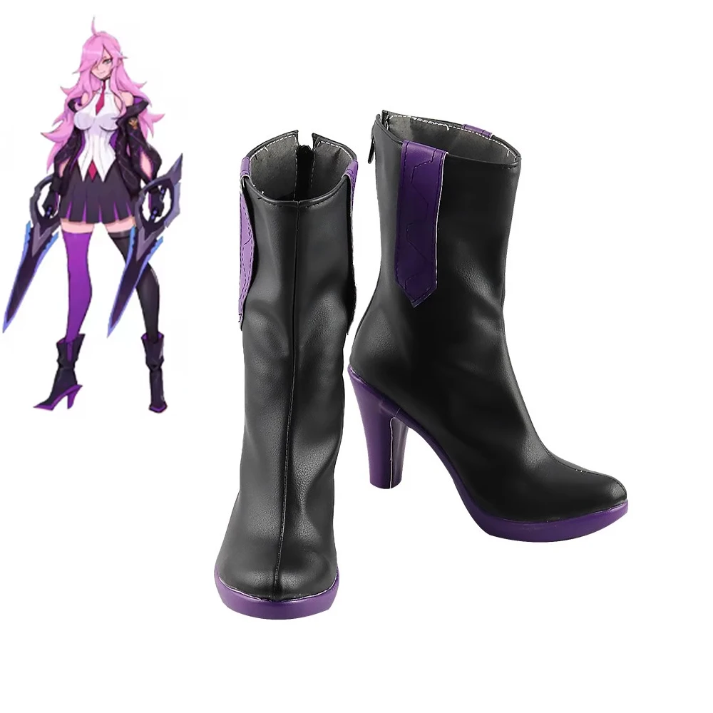 

LOL Battle Academia 2019 The Sinister Blade Katarina Games Customize Cosplay High Heels Shoes Boots Halloween Party Costume Prop