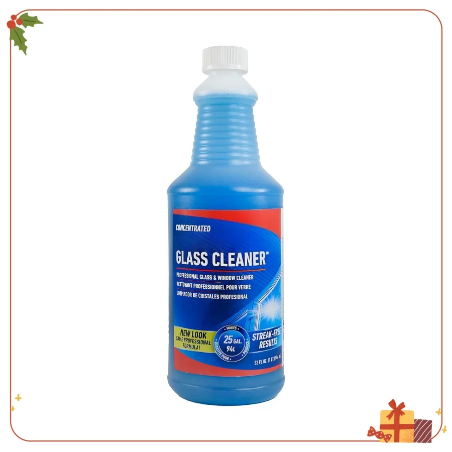 Professioneller Konzentratglasreiniger: Streifenfrei, Ammoniakfrei, 32 oz