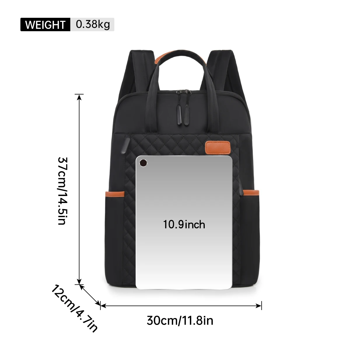 Tas Ibu Korea, Ransel Nilon Sederhana Berkapasitas Besar untuk Mahasiswa Pria dan Wanita, Tas Laptop, Ransel Perjalanan, Tas Konferensi Naik Pesawat