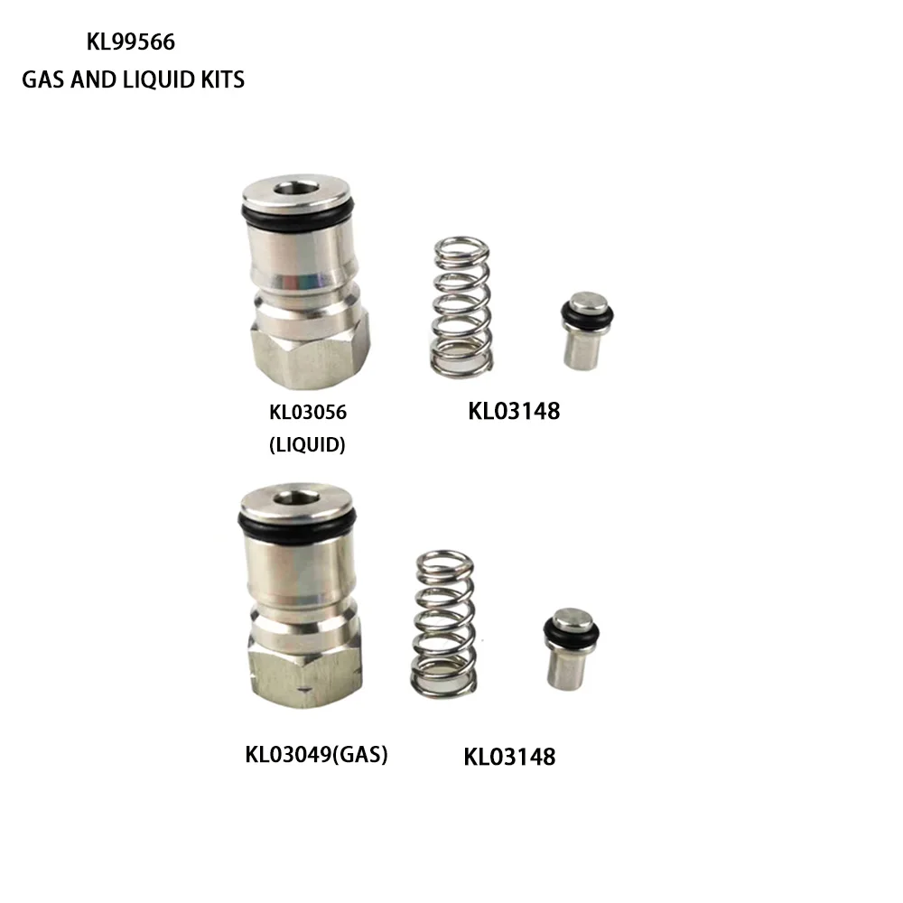 Los kits de juntas de acero inoxidable de poste de gas líquido tipo cornelius KEGLAND incluyen gas, líquido y 2 uds. De accesorios universales para barril de cerveza Poppet