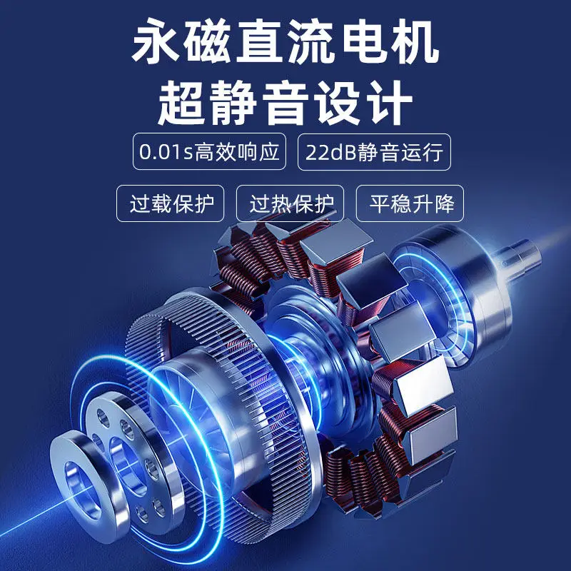 Special electric push rod for trash can, large thrust telescopic rod DC 24V industrial small pull lifter 12V motor