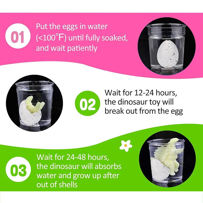 10pcs Funny Kids Toy Surprise Egg Design Mini Hatching Dinosaur Colorful Cracked Festival Party Favor Children Gift