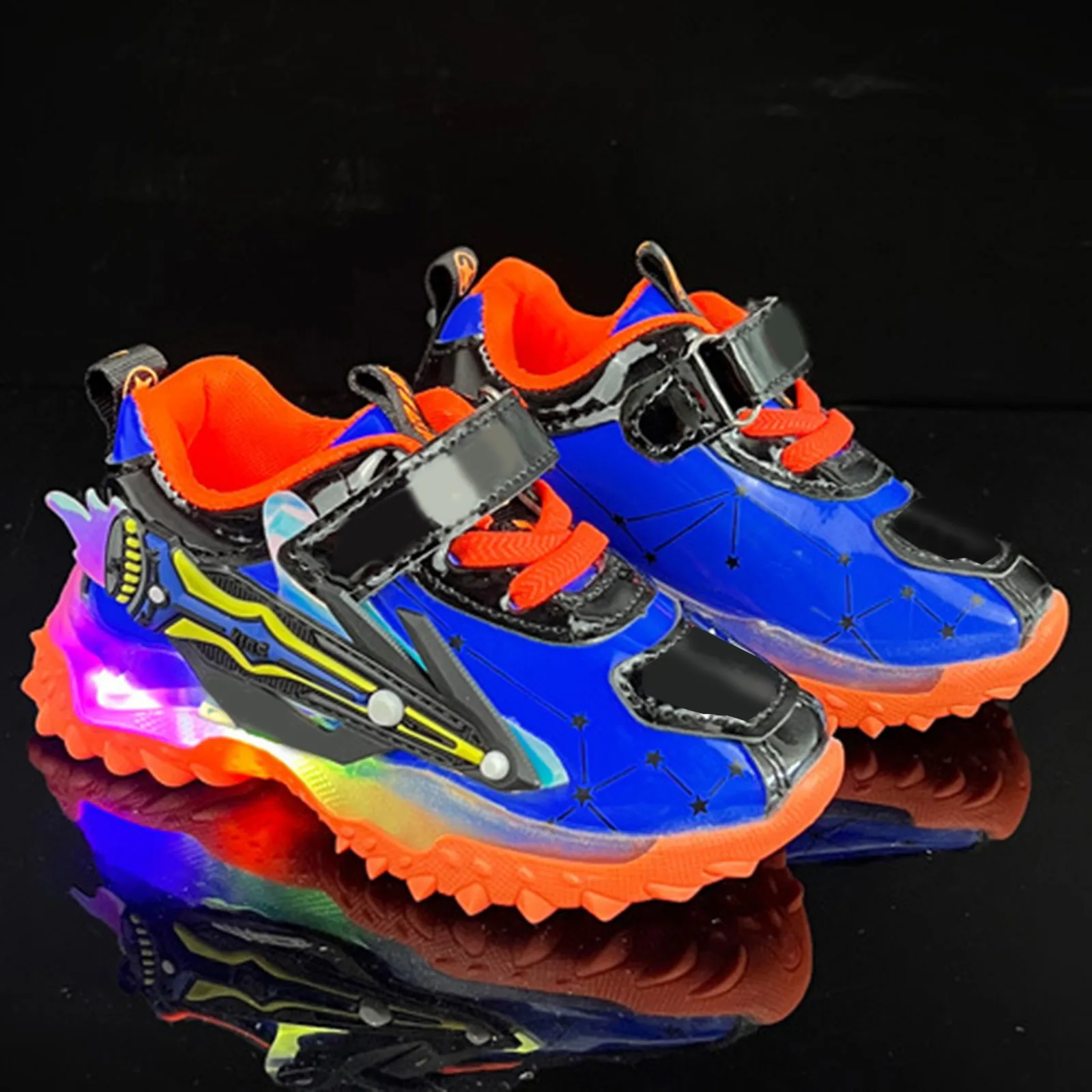

Fashion New Style Children Led Shoes Kids' Running Shoes Mesh Dad Shoes For Ages 1 6 Light Up Sneakers Children's Running Shoes