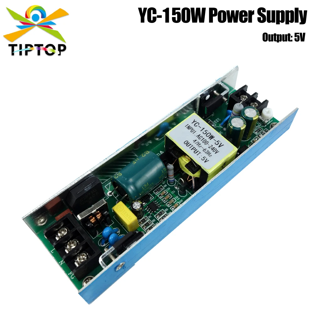 

TIPTOP Stage Light 150W Power Supply For Pixel Led Wall Washer Light Bar Light 5V Output Stage Lighting Spare Parts