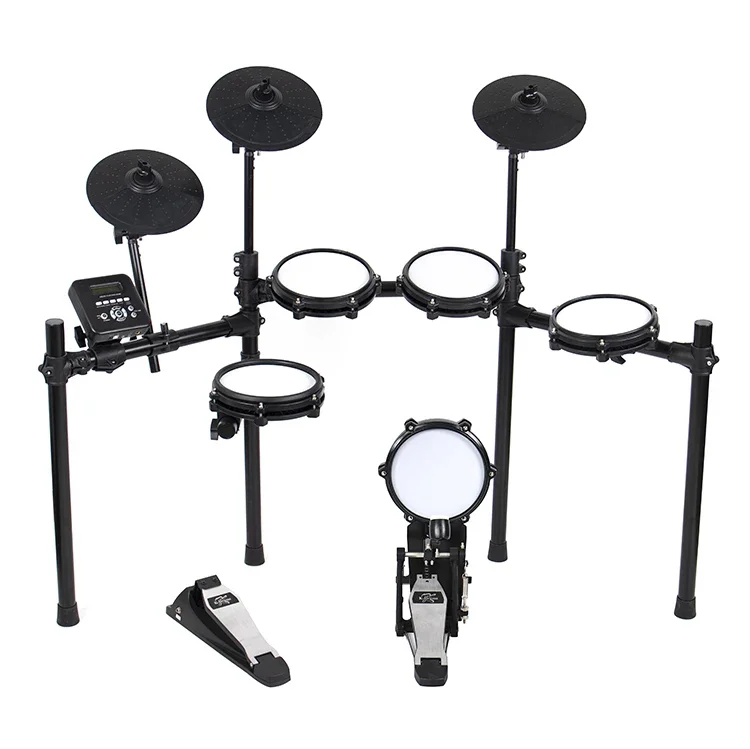 

OEM Good Quality Cheap Electronic Drumset 5 Drums 3 Cymbals Drum Kit Electric Drum Set for Studying