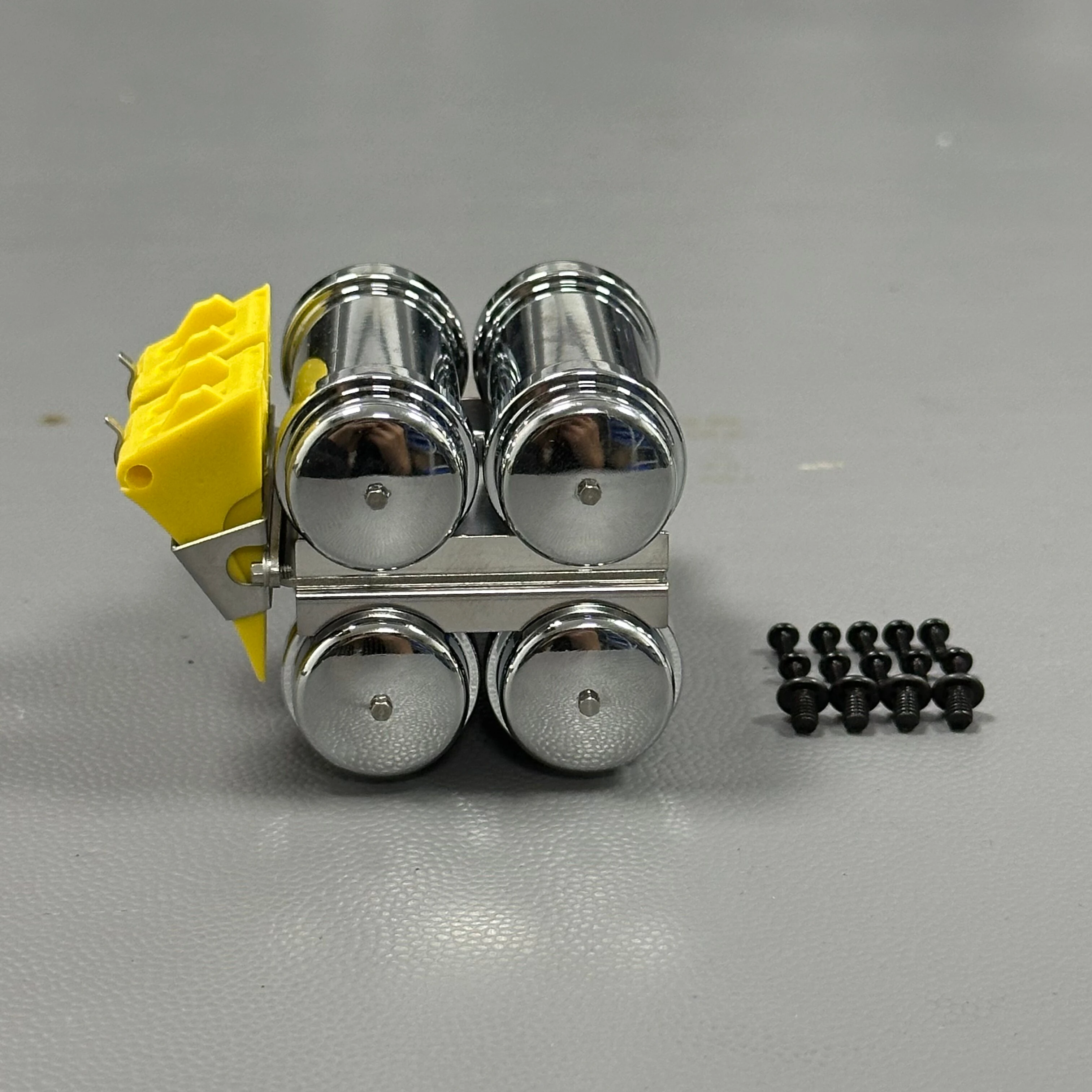 1 Stück Metall-Gastank für 1/14 Tamiya RC Truck Auto für BENZ ACRTOS AROCS 3363 1851 DIY-Teile Spielzeug – Detail 4