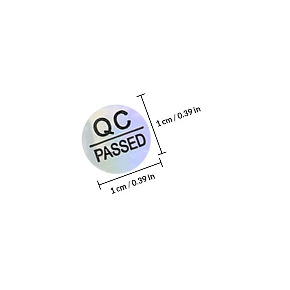 1600Pcs Qc Passed Labels Sturdy PVC Material Quality Inspection Stickers for Warehouse Testing Status Tracking Efficient