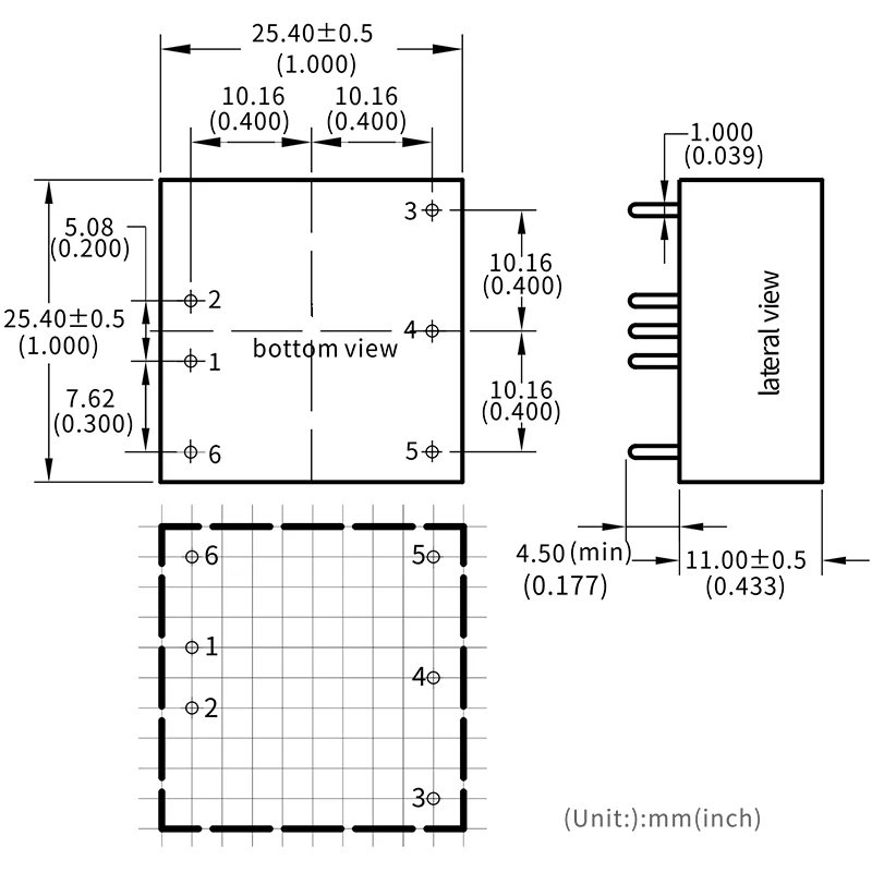 Hi-link 2pcs 5w 24v〜5v DC-DC家電高効率切り替え分離電源モジュールVRB2405YMD-5WR3
