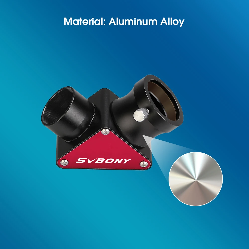 SVBONY SV188P Teleskop 1,25'' 90 Grad dielektrischer Spiegel Diagonal 99 % Reflexibilität Dielektrische Beschichtungen – Detail 9