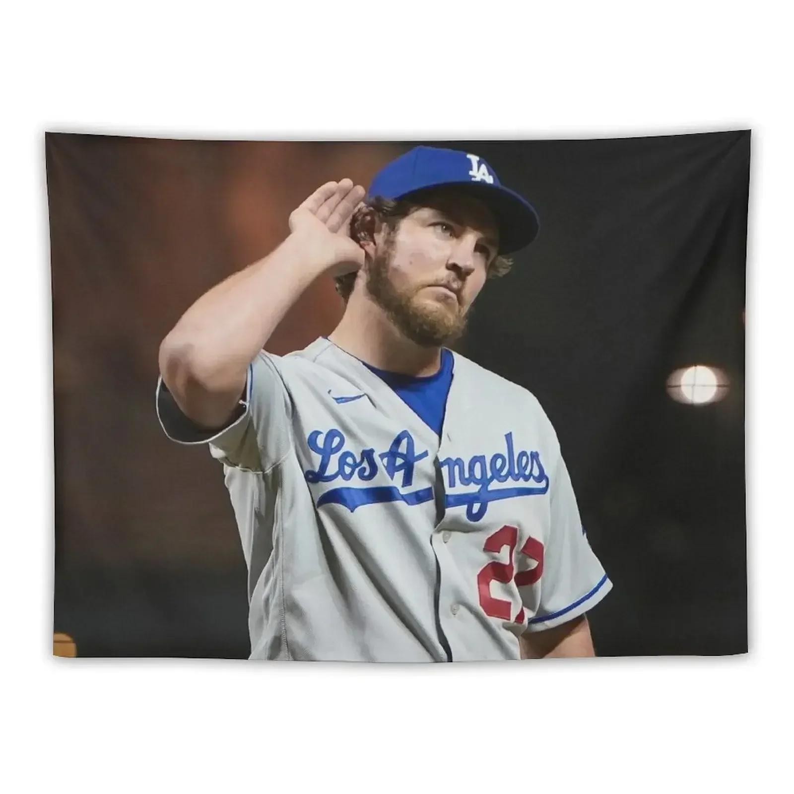 

Trevor Bauer Tapestry Decorative Wall Room Aesthetic Tapestry