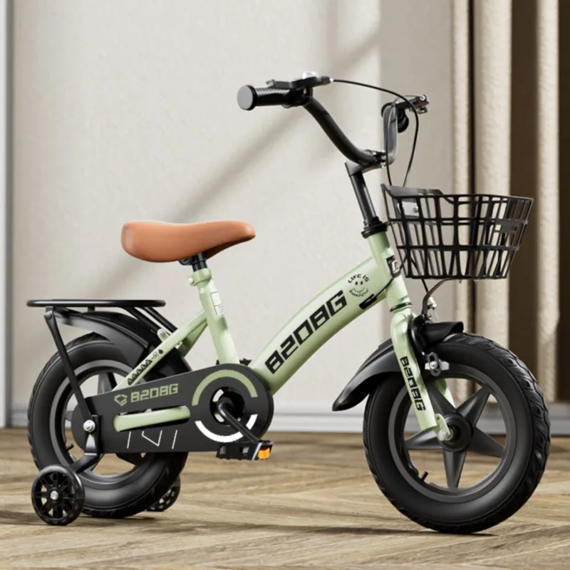 Kinder fahrräder 2-11 Jahre altes Kinder fahrrad 14.12.16/18 Zoll Jungen Mädchen Fahrrad mit Korb Hilfs rad Kinderwagen 3 Farben