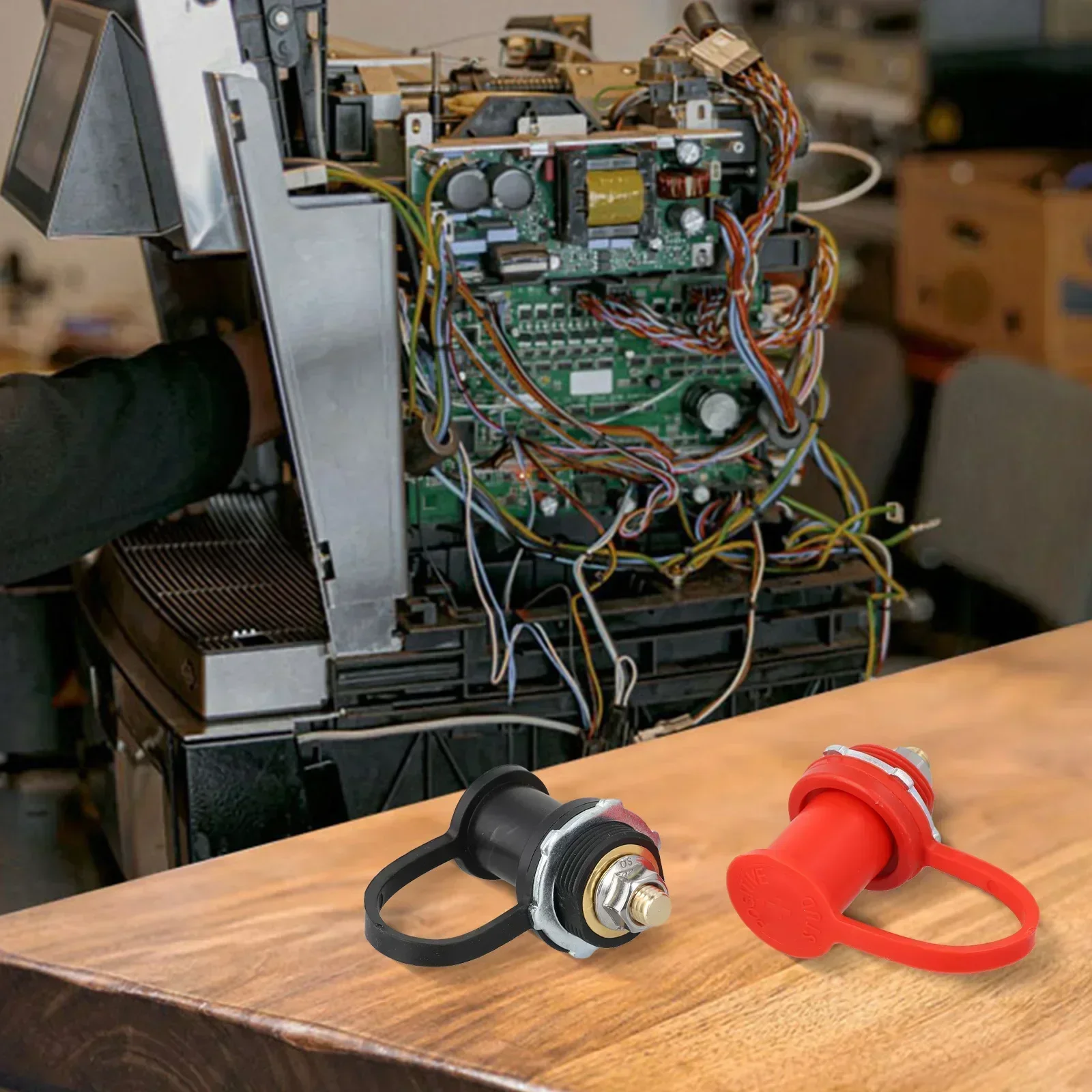 

3 8 Inch Stud Battery Charger Post Heavy-Duty Brass High Current Rating Optimal Conductivity Charging Applications