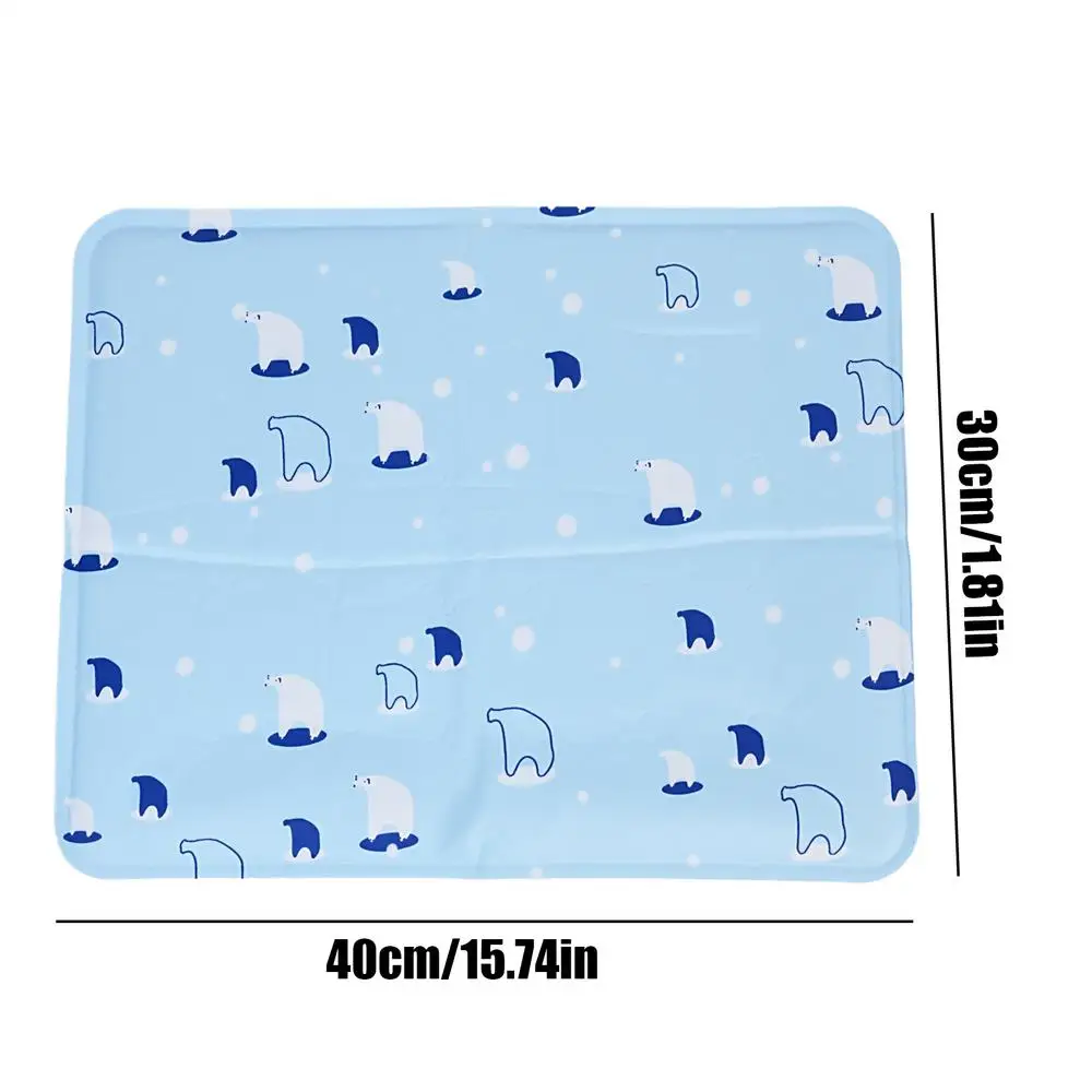 Cooling Pet Mat Breathable Washable Summer Pad Dog Cat Self Cool Blanket For Kennel Crate And Bed Sleeping Dog Cooling Pad_voghion.com