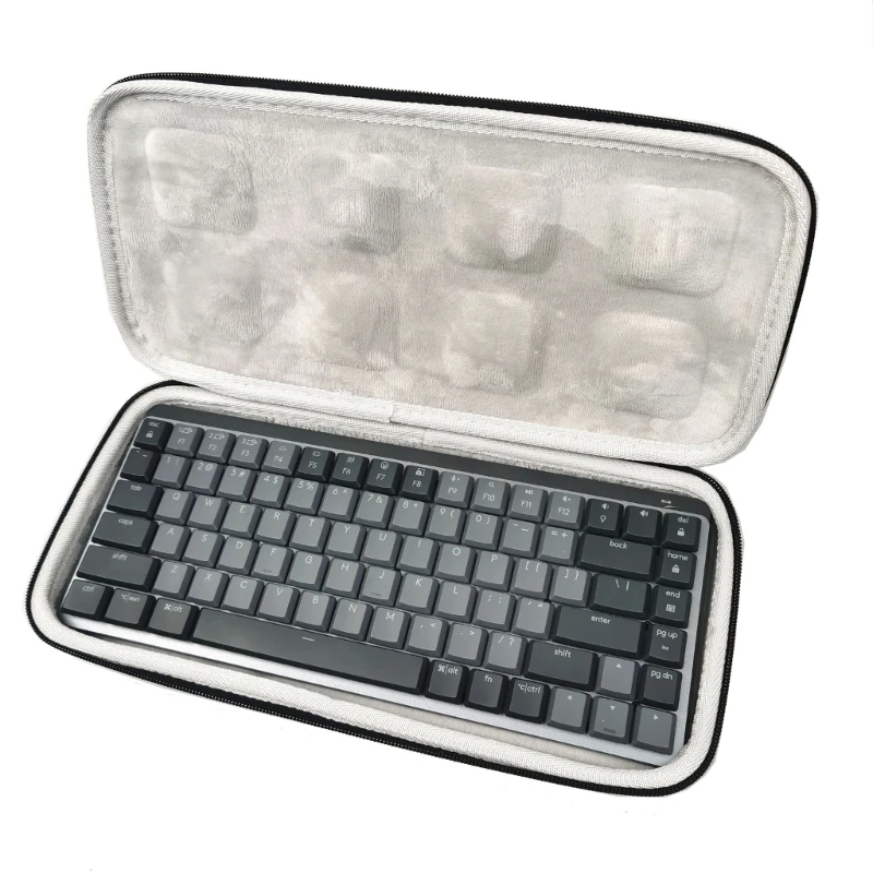 Protective Keyboard Cases for Logitech MX Mechanical/MX Mechanical Mini Keyboard Hard Storage Soft Inner Pouch Protector