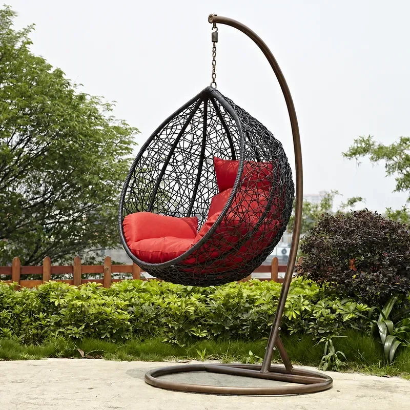 YAO Outdoor Balcony Garden Hanging Basket Rattan Chair Swing Home Indoor Nest Hammock Cradle Furniture