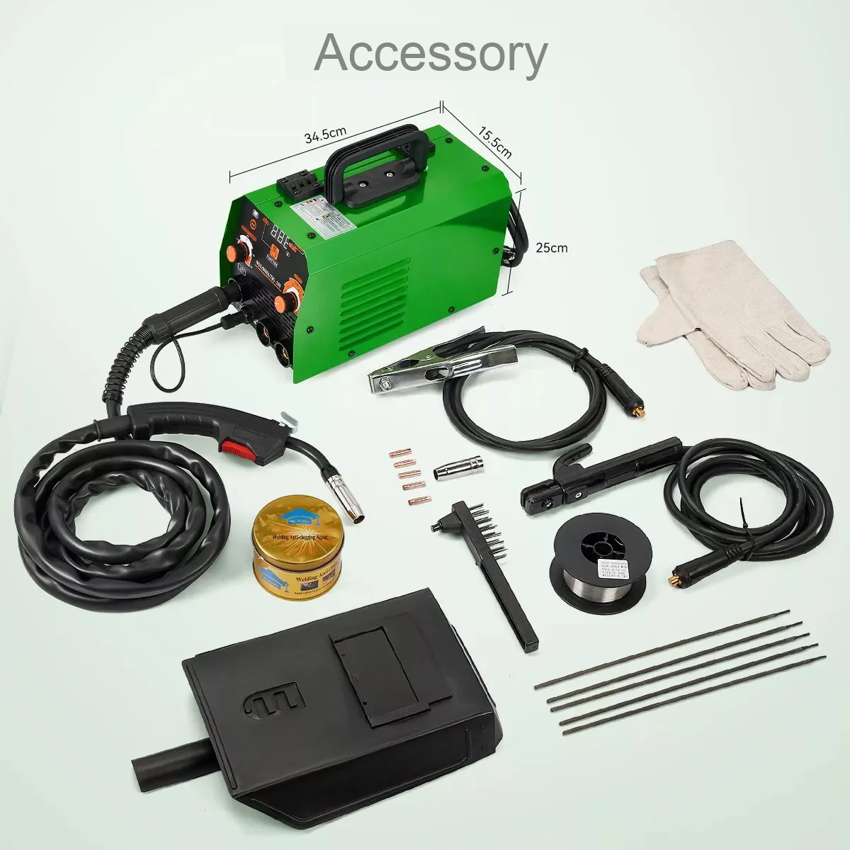 Mig 250 Airless Shielded Welding 3 in 1 Manual Welding Argon Arc Welding Machine 220V 110V