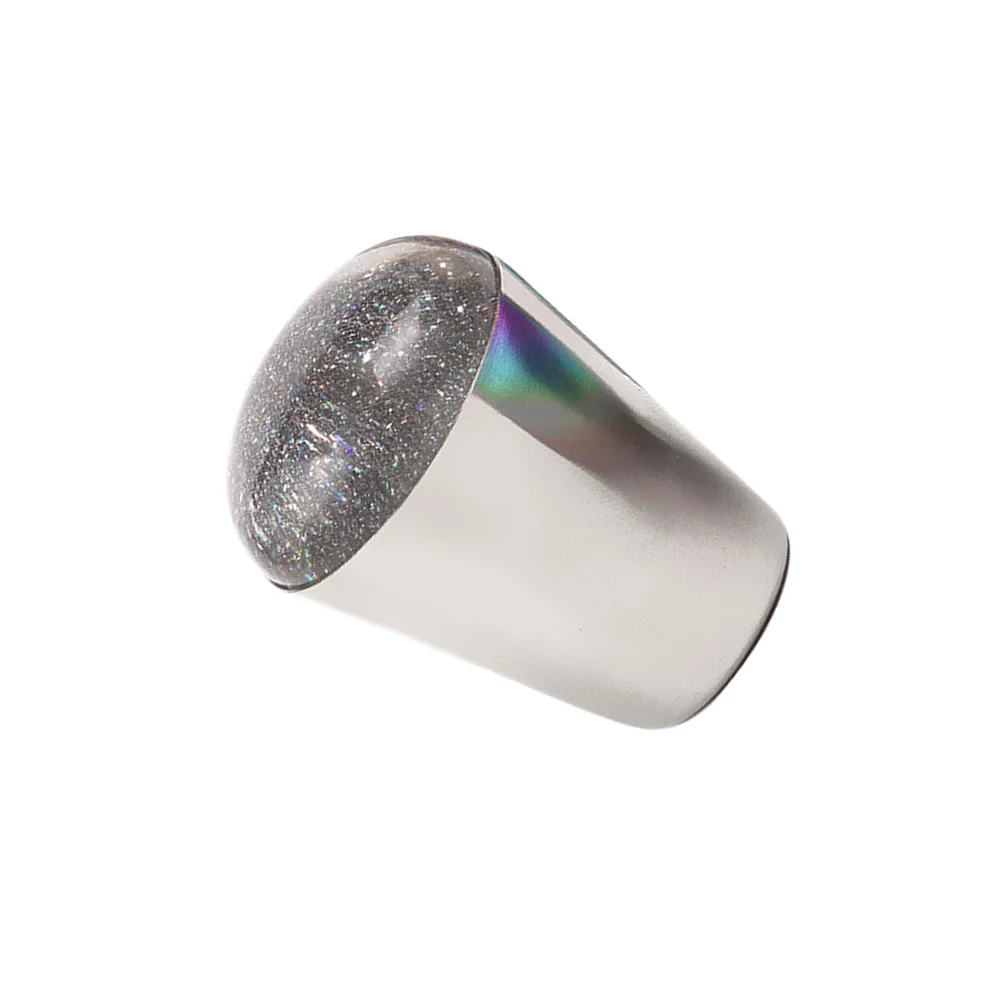 

Transparent Silicone Nail Art Stamper Clear Head Colorful Handle DIY Manicure Stamping Tool Nail Art Stamping Tool