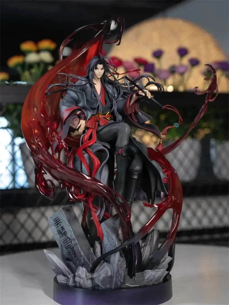 Genuine Mo Dao Zu Shi Wei Wuxian Action Figure Yi Ling Lao Zu Ver Large Mdzs Figure Anime Collection Pvc Anime Peripheral