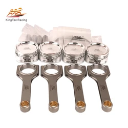 N20 High Performance H beam Connecting Rod 84mm CR10.2:1 Piston Kit for BMW F30 F32 F34 328I F10 528I 2.0L N20B20 Turbo Upgrade