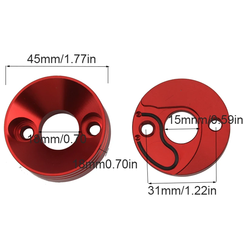 Air Filter Adapter Vstack Carburetor  For Goped Parts GSR40 G23lh Big Foot G2D Liquimatic 23cc Go Ped