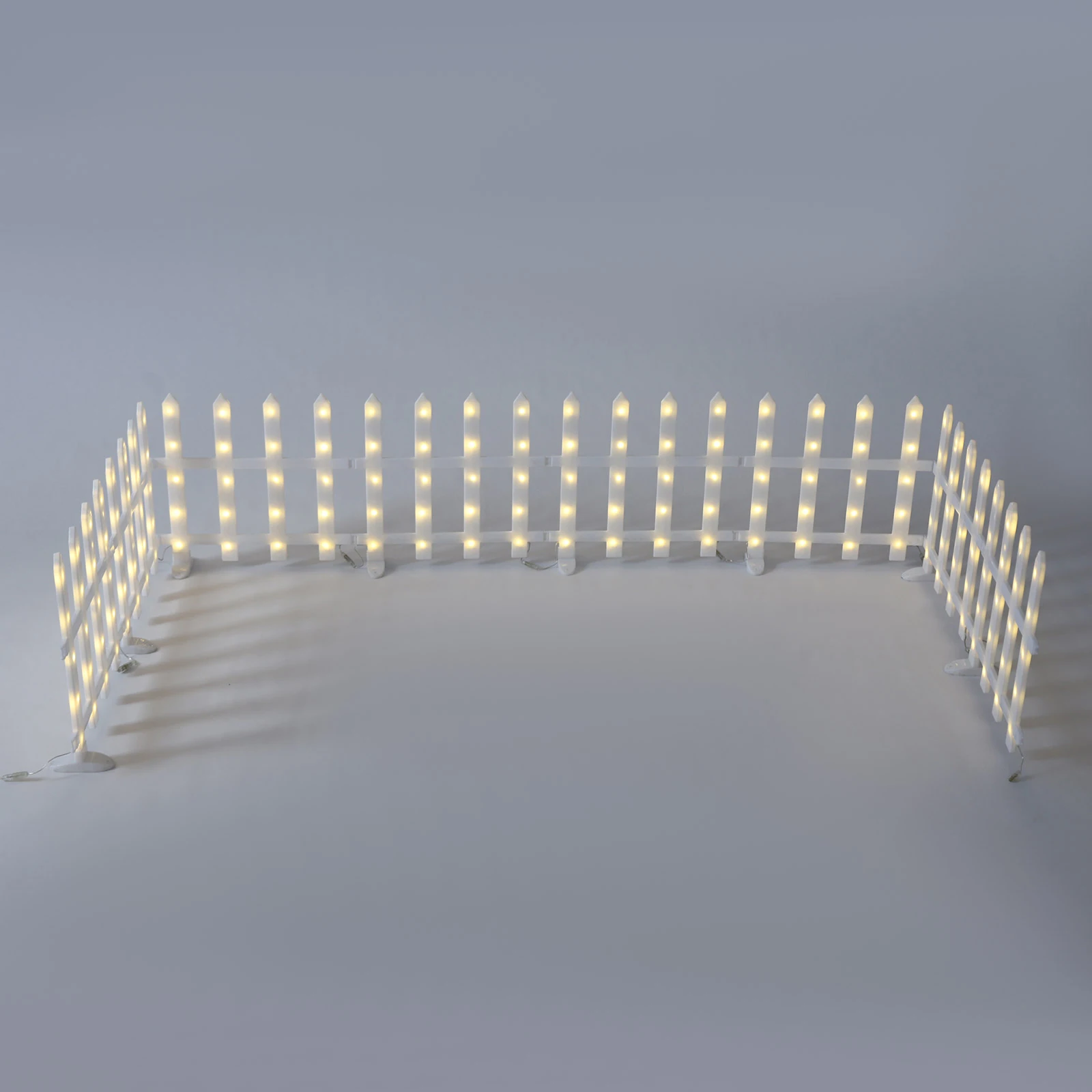 8 * Огни для забора 160 * Светодиоды Рождественские украшения Свет, Рождественские огни для забора, Декоративные огни для праздника белого цвета