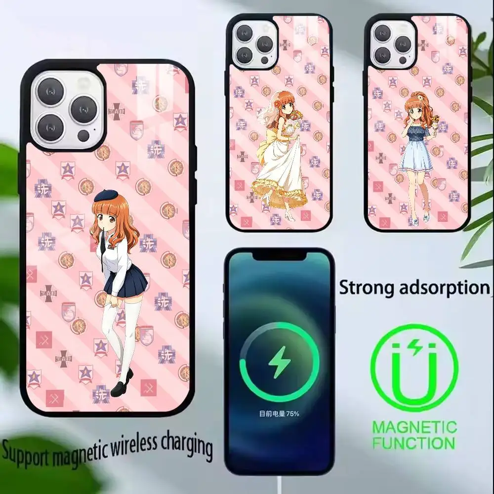 

Cute Anime Takbe Saori Gift Phone Case For iPhone17,16,15,14,13,12,11 Plus,Pro Compatible with magnetic wireless charging