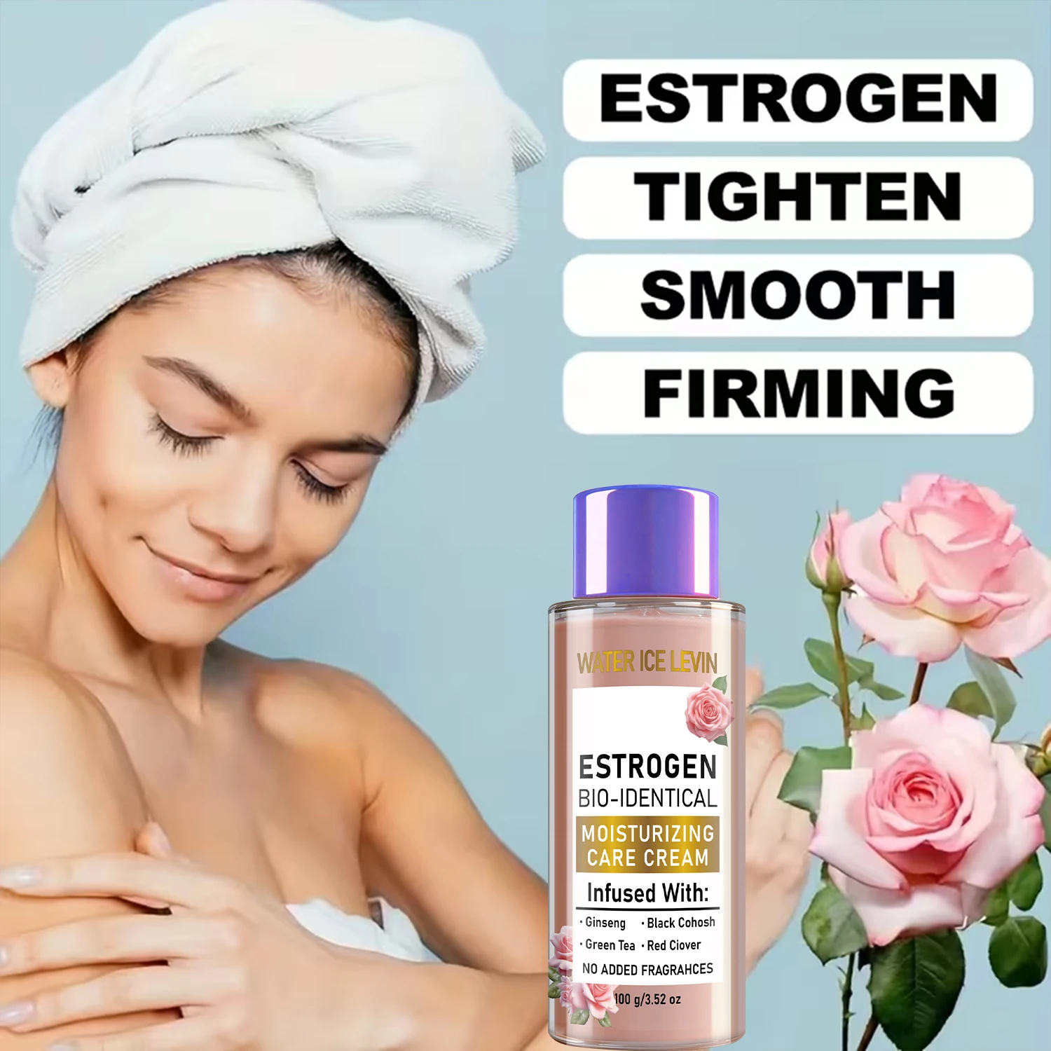 Ginseng & Green Tea Moisturizing Body Lotion – Non-Greasy Fast Absorbing Daily Care for Firm Smooth Skin – 100g