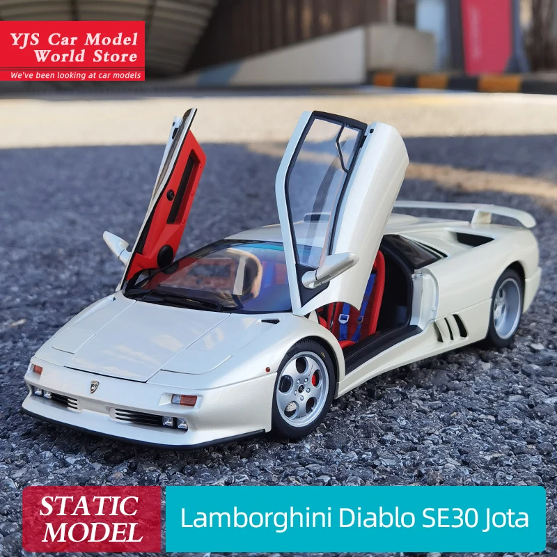 AUTOART 1/18 Lamborghini Diablo SE30 Jota Car model  Static display send friends