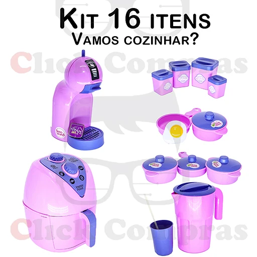 Kitchen Toy Let's Cook 16 PCs