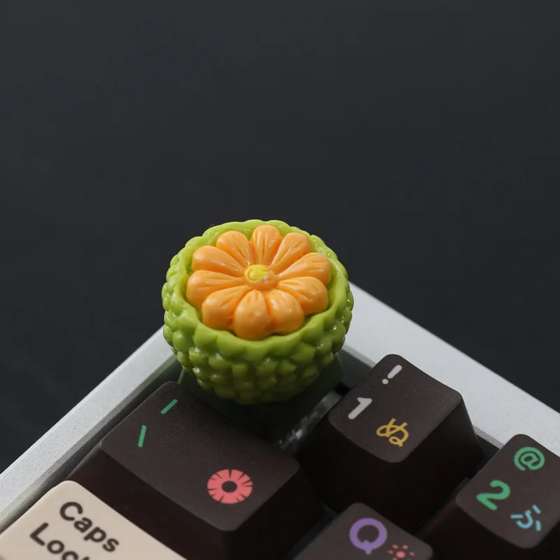 Spot cute fruit mechanical keycap personality single resin keycap mechanical keyboard durian cap decompression keycap