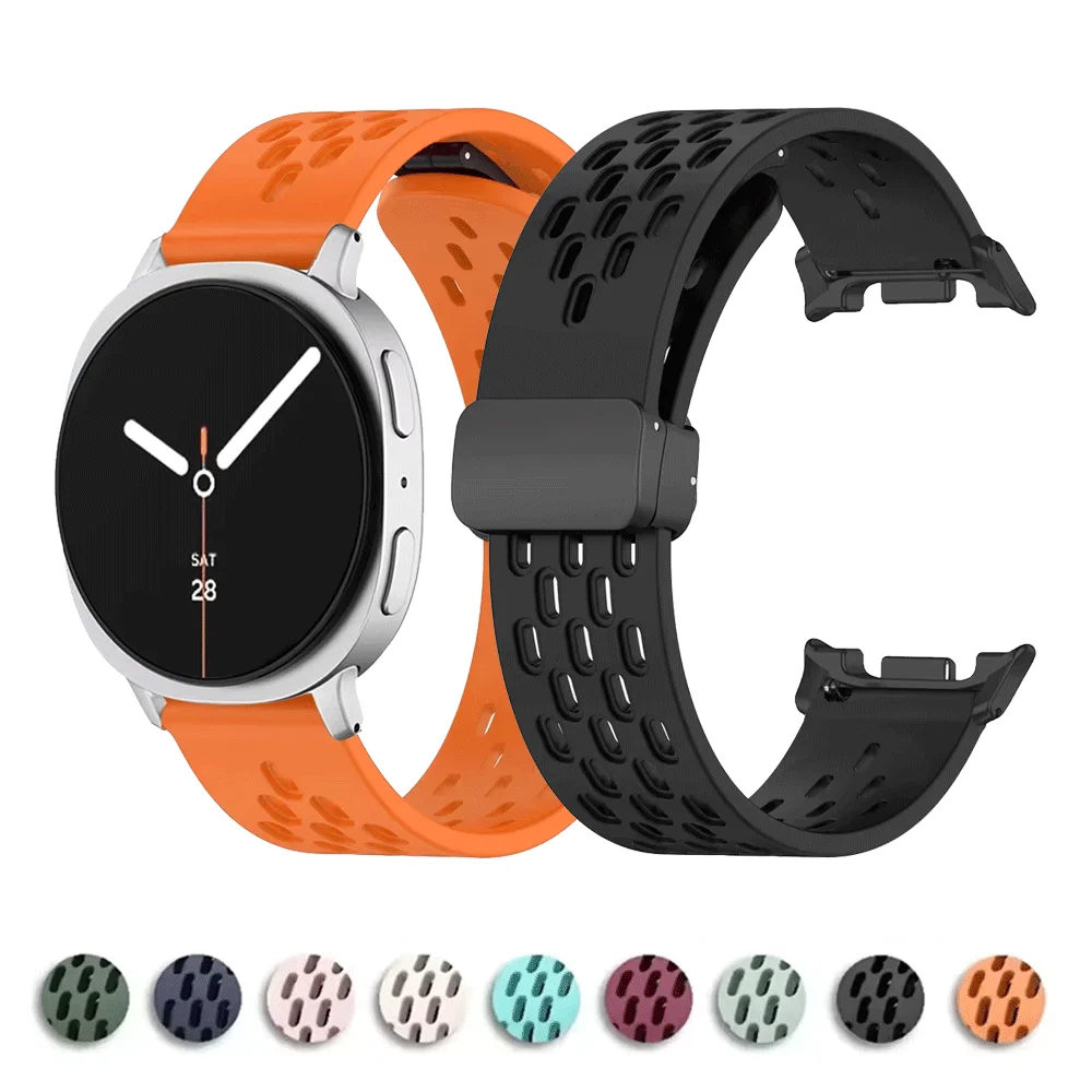 Keine Lücken Magnetschnalle Silikonarmband für Samsung Galaxy Watch 8 40 mm 44 mm/8 Classic 46 mm Armband Galaxy Ultra 2025 47 mm