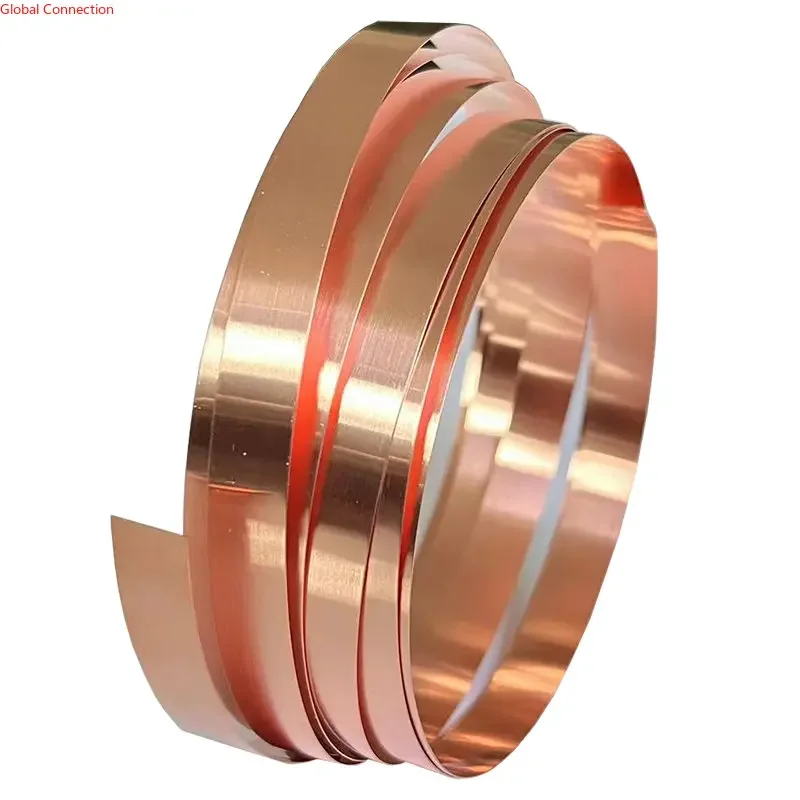 10m Thickness 0.2mm Width 7/10mm Pure Copper Tape for 18650/21700/32650 Battery Soldering Connections Welder DIY Projects