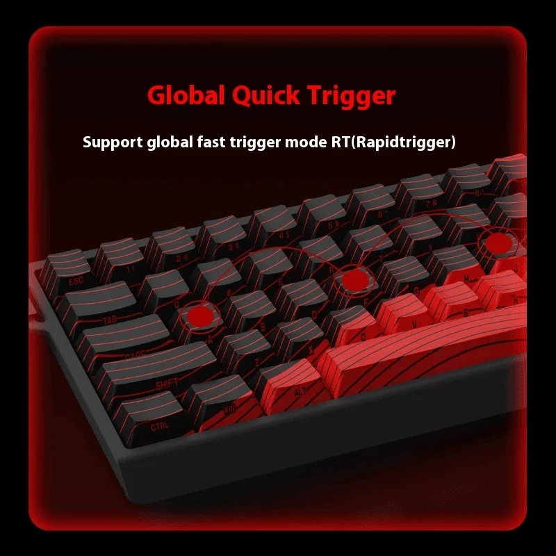 Imagem -05 - Madlion-interruptor Magnético Personalizado Teclado Mecânico E-sport Mad60 Mad68 Series 0.04rt 8k Polling Rate 0.125ms Latência Novo