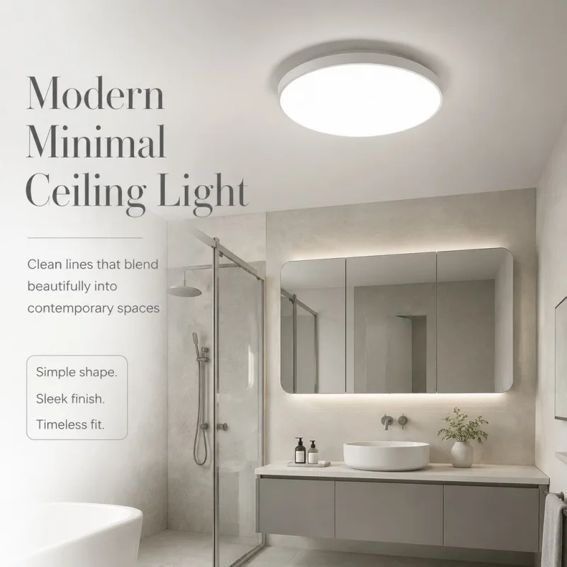 LED Ceiling Lamp 220V Modern Three Proofings Lamp Living Room Bedroom Kitchen Chandelier Indoor Room Decor Lighting Fixtures