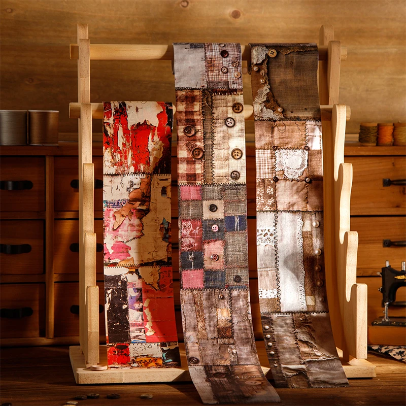 

Journal GO 8x200cm Vintage Washi Tape Stickers Time Tailor Shop Scrapbooking Collage Card Craft Decoration Masking Tape