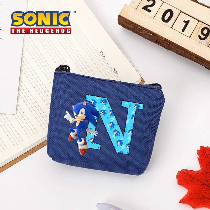 Sonics Coin Key Money Storage Bag Pattern Purses Small Fresh Print Canvas Coin Wallet Lady Girls Earphone Zipper Pouch Kid Gifts