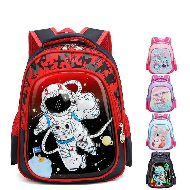 2024 Wholesale 3D Hard Shell Schoolbag Boys Girls PC Anime Logo Shoulder Burden Reduction 6th Grade Primary School Kindergarten