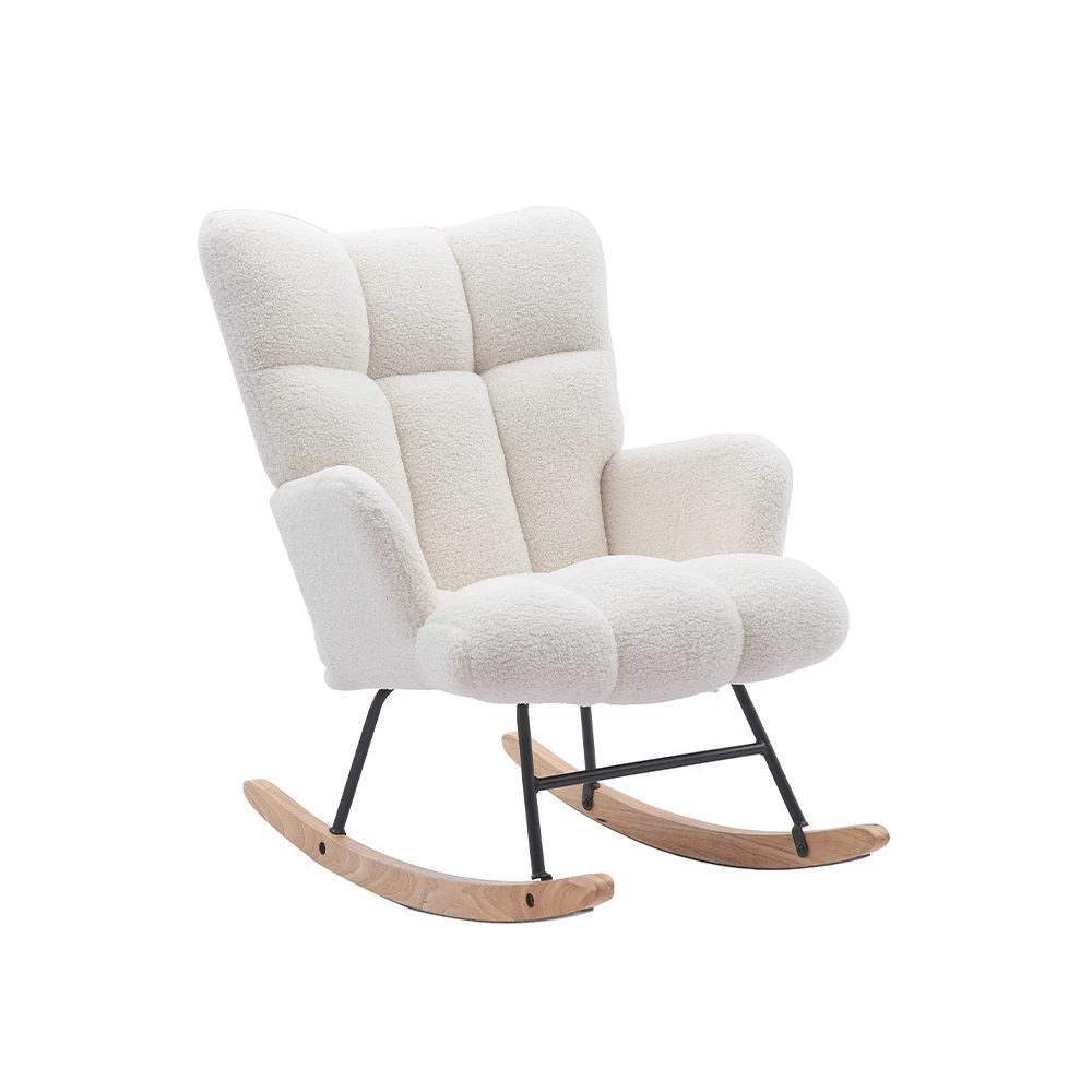 

New Design Nordic Leisure Chair Modern Designarm Chair Living Room Home Living Room Wood Rocking Chair