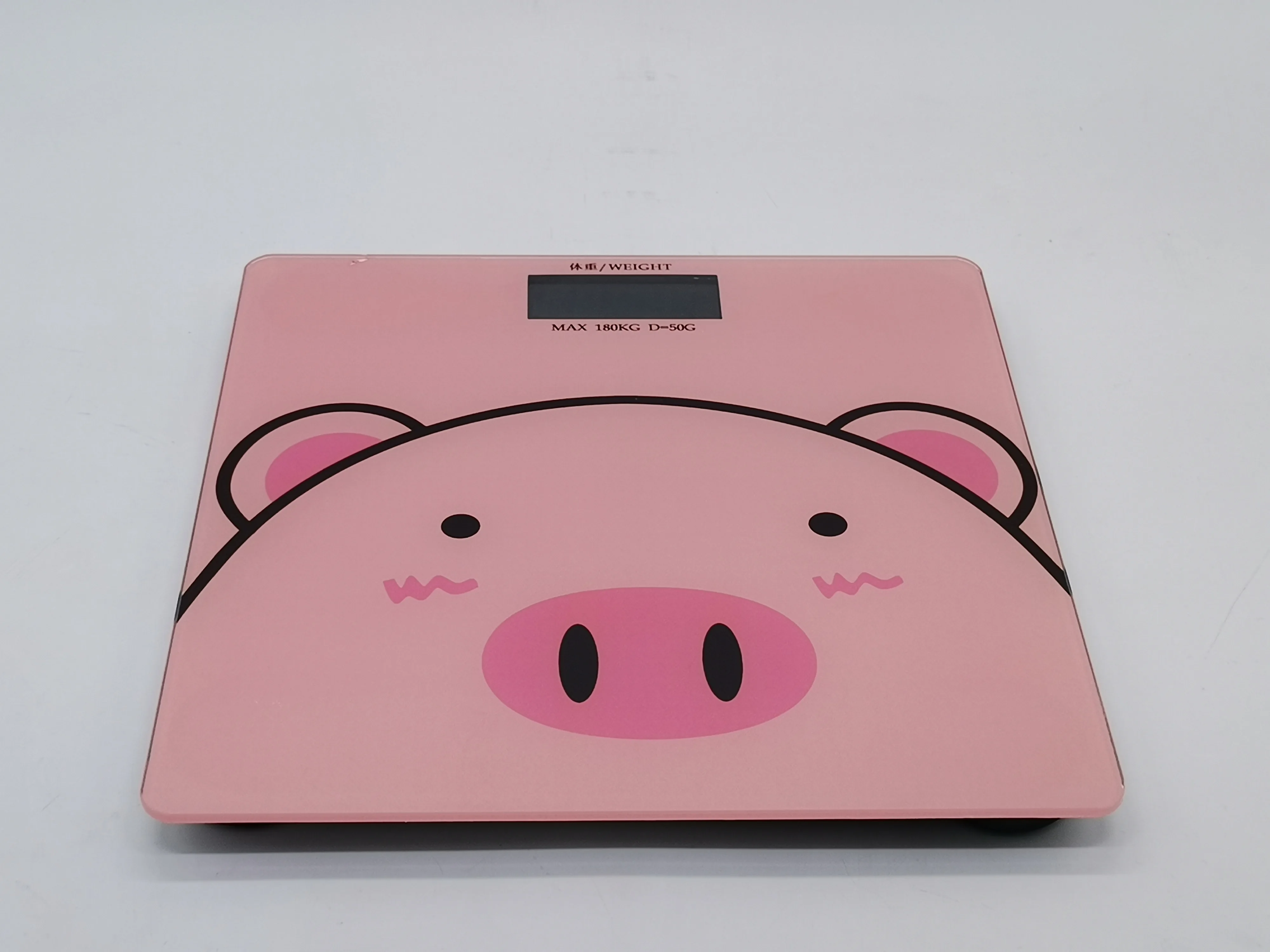 180Kg Smart Glass Digital Bathroom Weighing Scale LCD Display Electronic Personal Body Weigh Scale With Tempered Glass