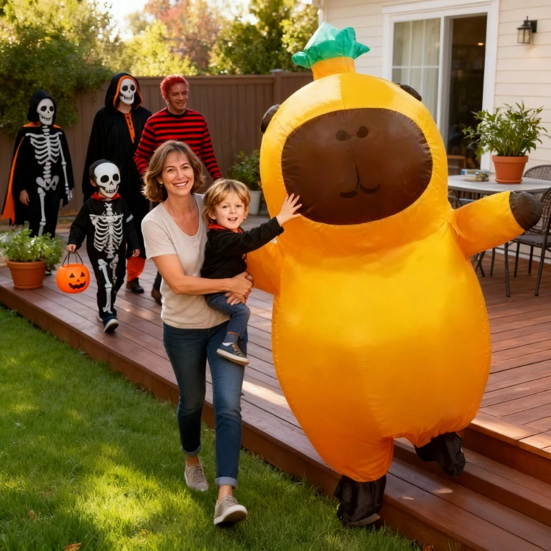 

capybara inflatable costume cartoon inflatable set adult fun cosplay costume Halloween Christmas party performance suit props